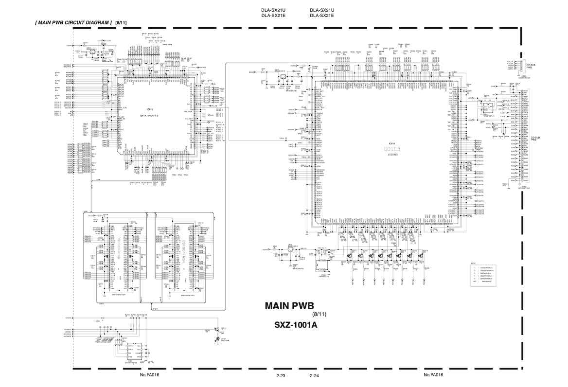 JVC DLA-SX21 technical manual preview