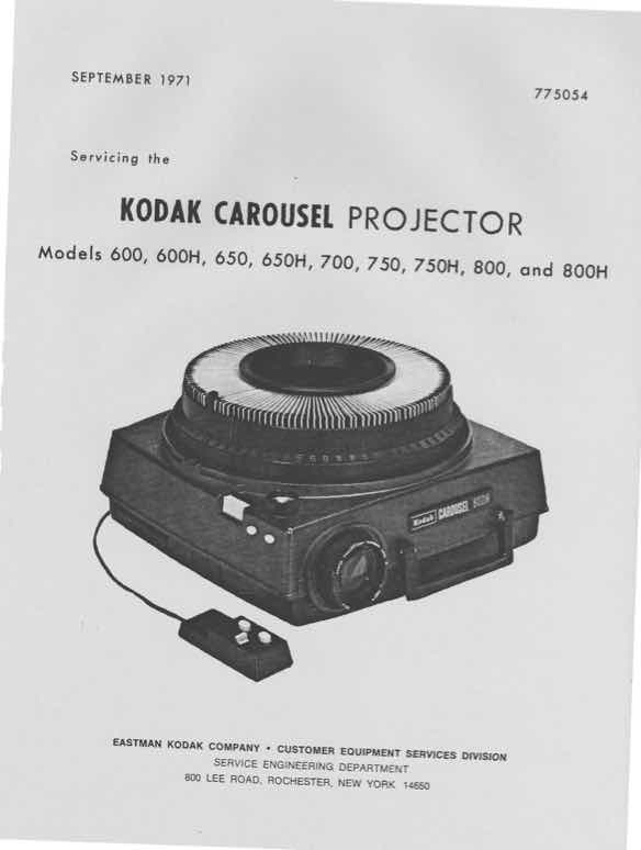 Kodak General Docs technical manual preview