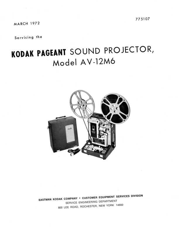 Kodak Page Ant technical manual preview