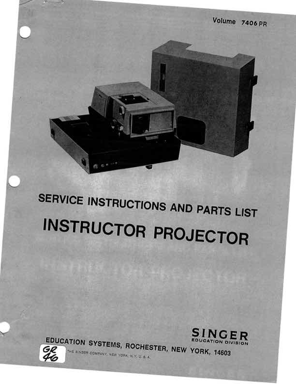 Singer General Docs technical manual preview
