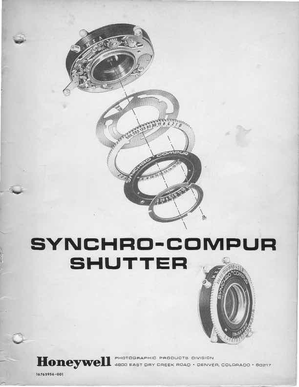 Compur Synchro technical manual preview