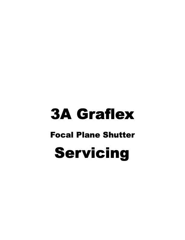 Graflex 3A technical manual preview