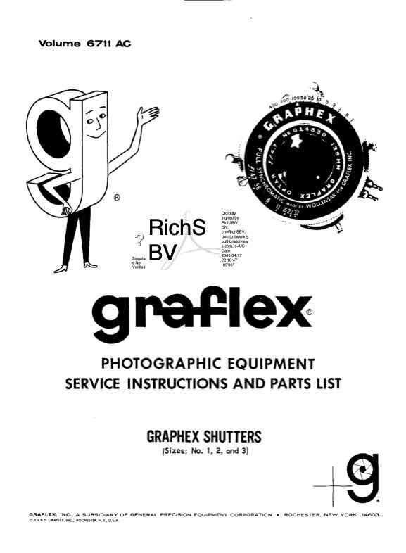 Graflex NP technical manual preview