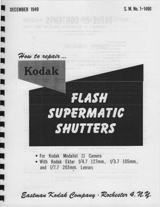 Kodak Supermatic technical manual preview