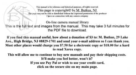 Mamiya 791-870 technical manual preview