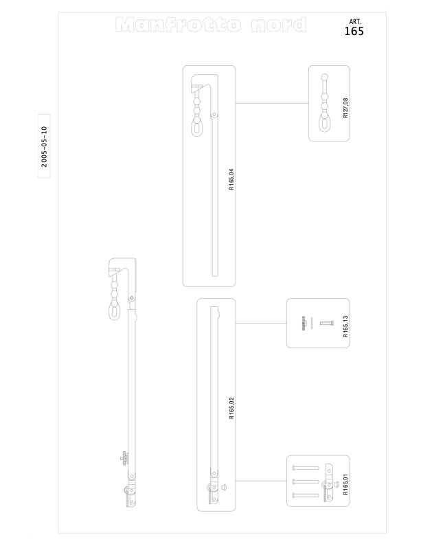 Manfrotto 165 technical manual preview