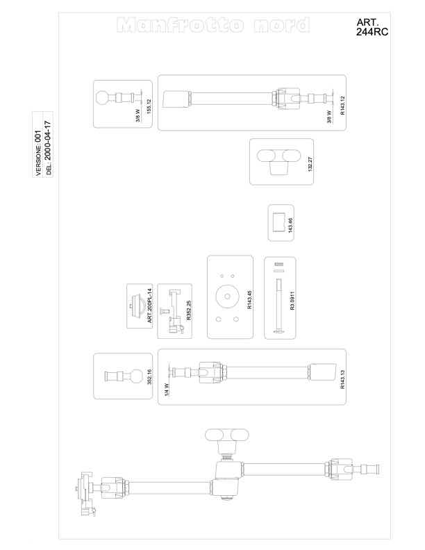Manfrotto 244 technical manual preview