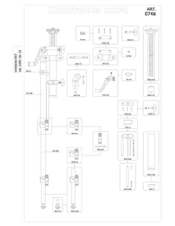 Manfrotto 74 technical manual preview