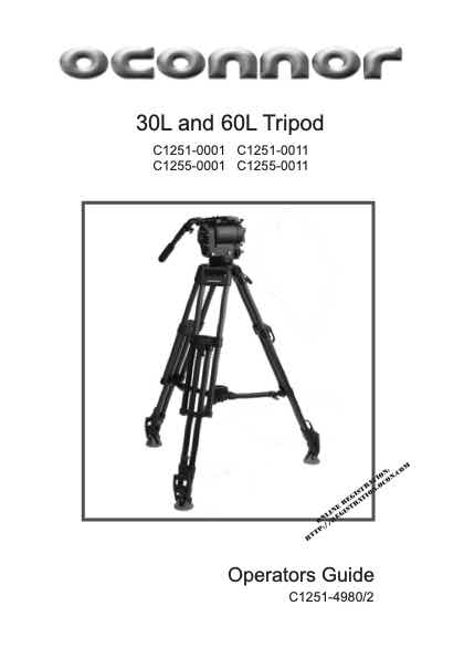 Oconnor 60L technical manual preview