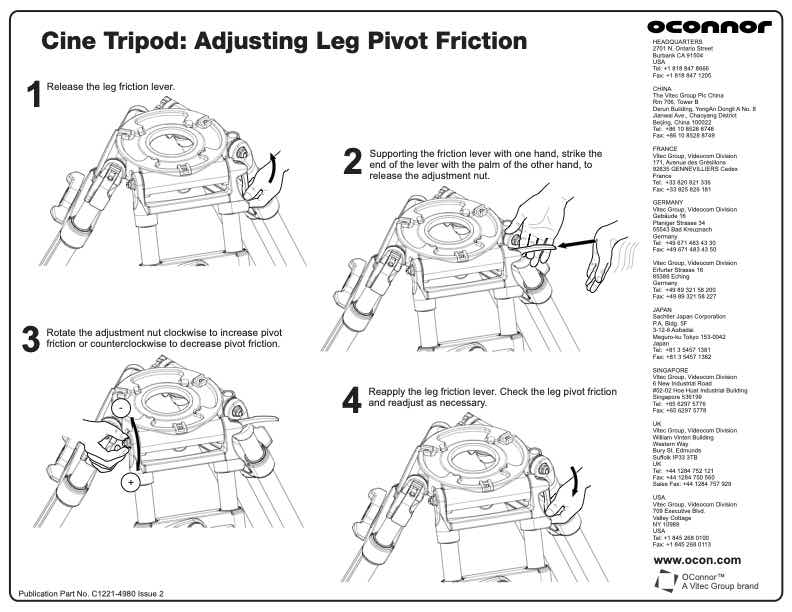 Oconnor CINE HD technical manual preview