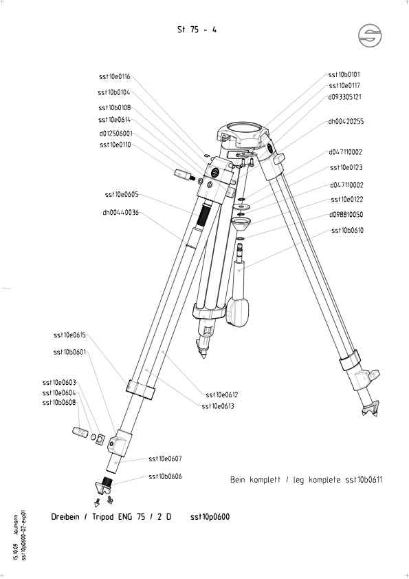 Sachtler 75 and 100mm technical manual preview