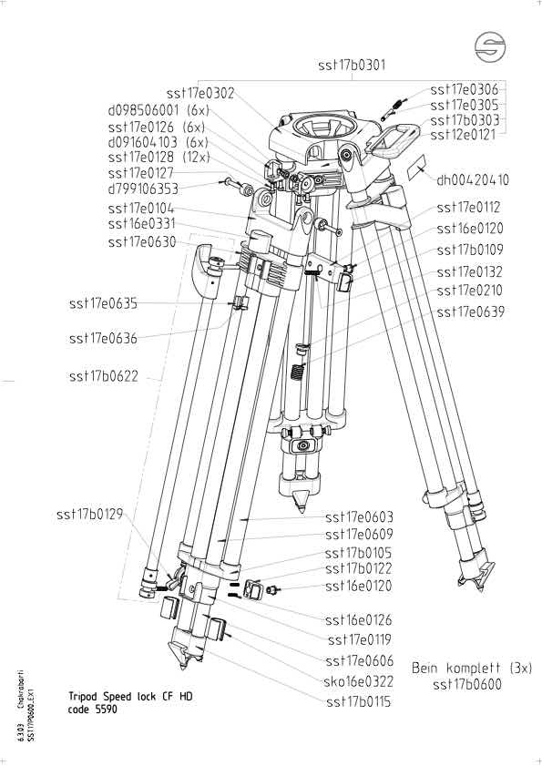 Sachtler Speed Lock CF HD technical manual preview