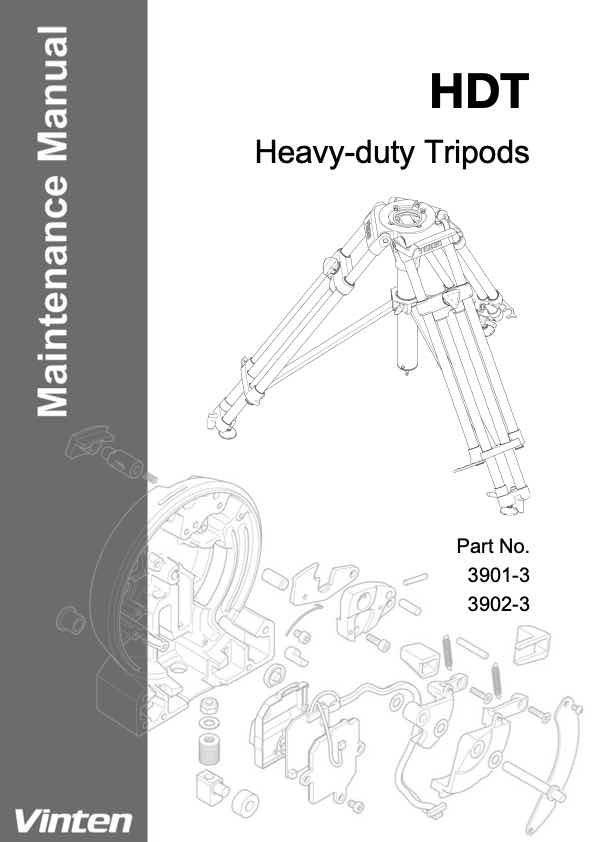 Vinten HDT-Stative technical manual preview