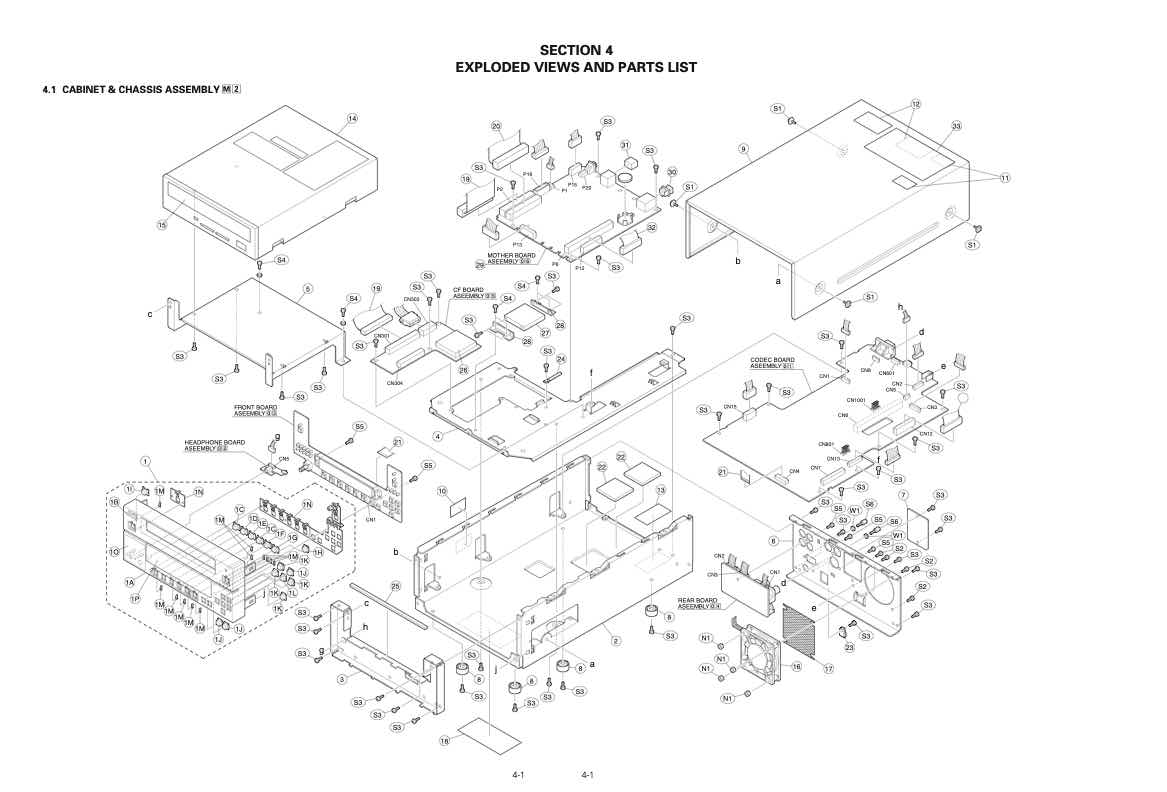 JVC BD-X200E technical manual preview