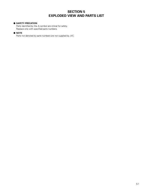 JVC BR-DV3000E technical manual preview