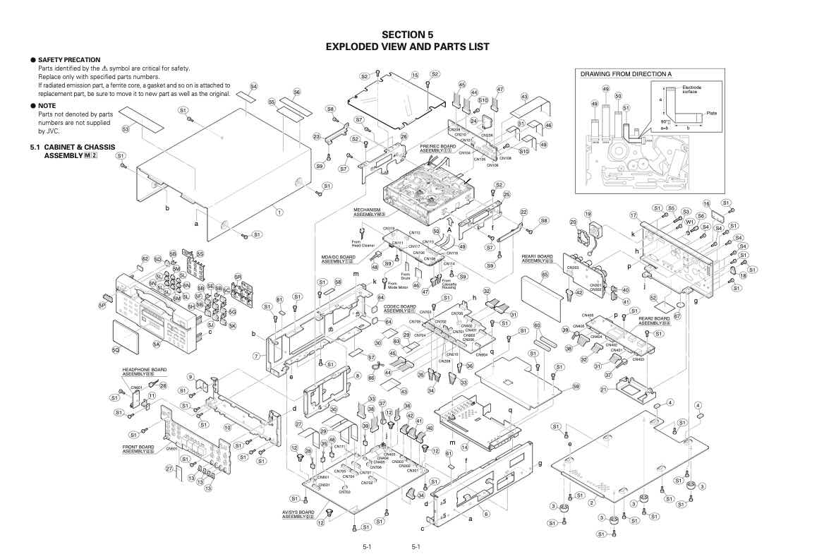 JVC BR-HD50UE technical manual preview