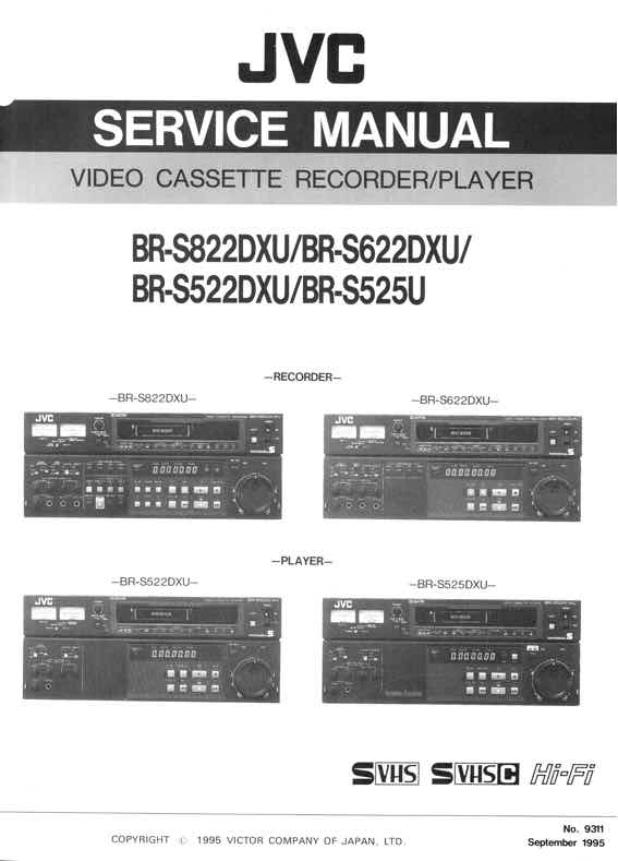JVC BR_S822DXU technical manual preview