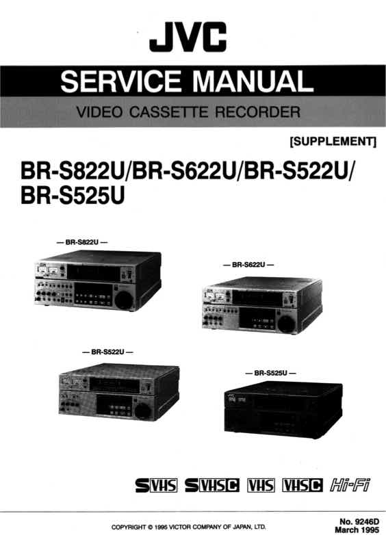 JVC BR_S822Ud technical manual preview