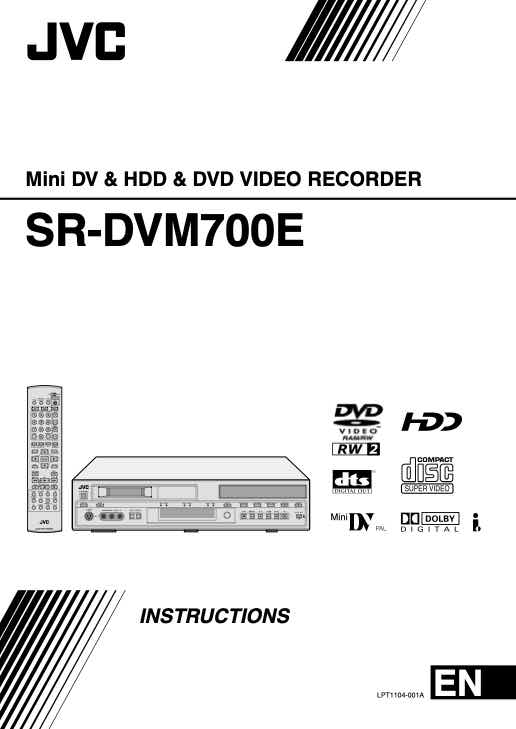 JVC SR-DVM700 technical manual preview