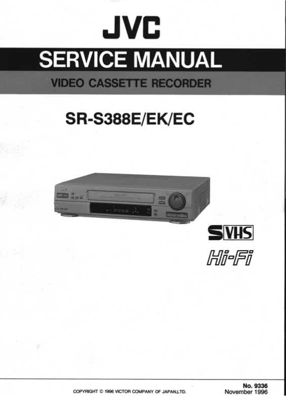 JVC SR_S388E technical manual preview