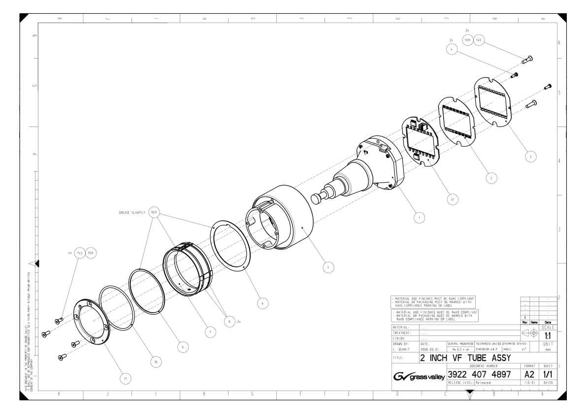 Grass Valley DMC-1100 technical manual preview