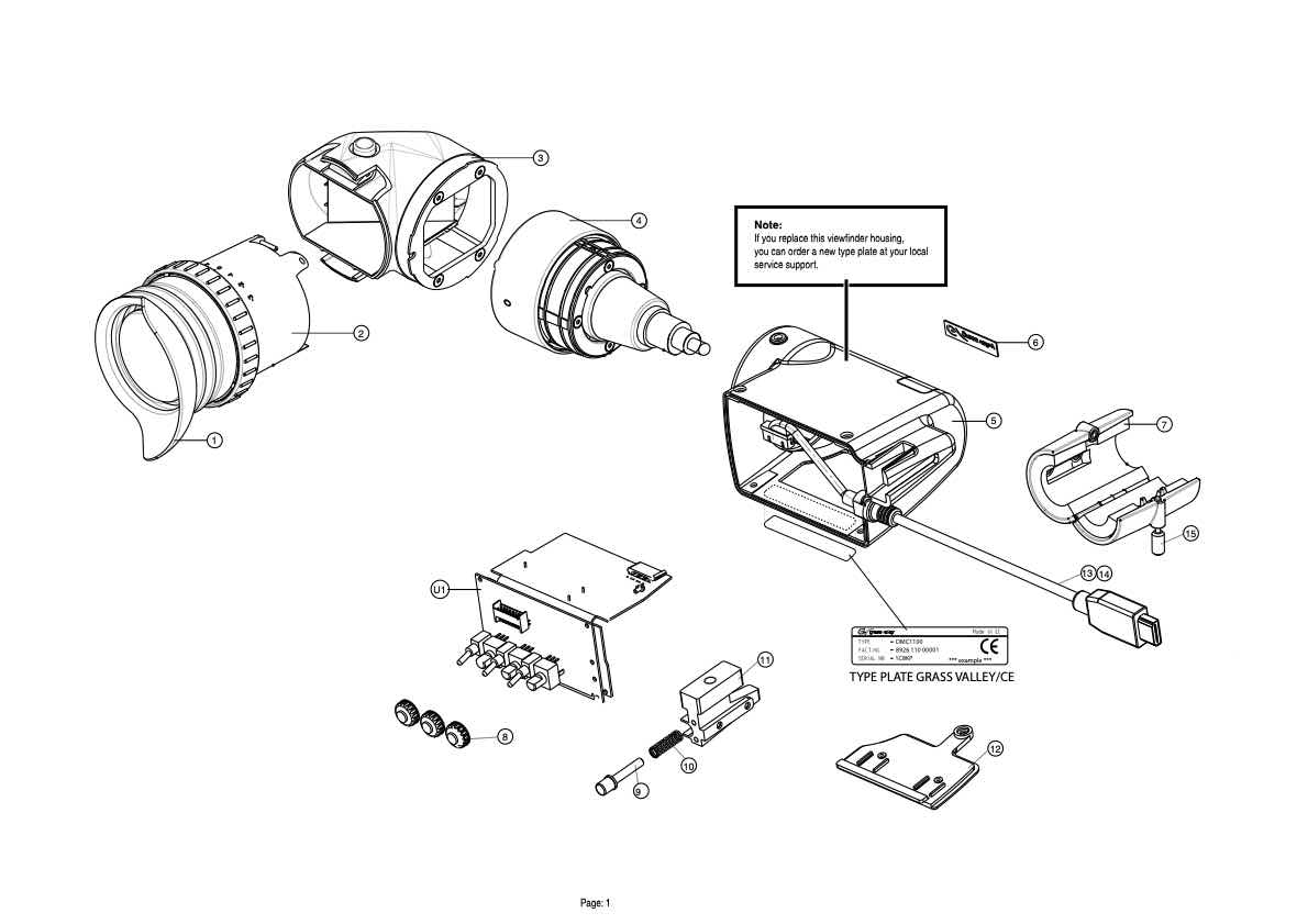Grass Valley DMC-1100 technical manual preview