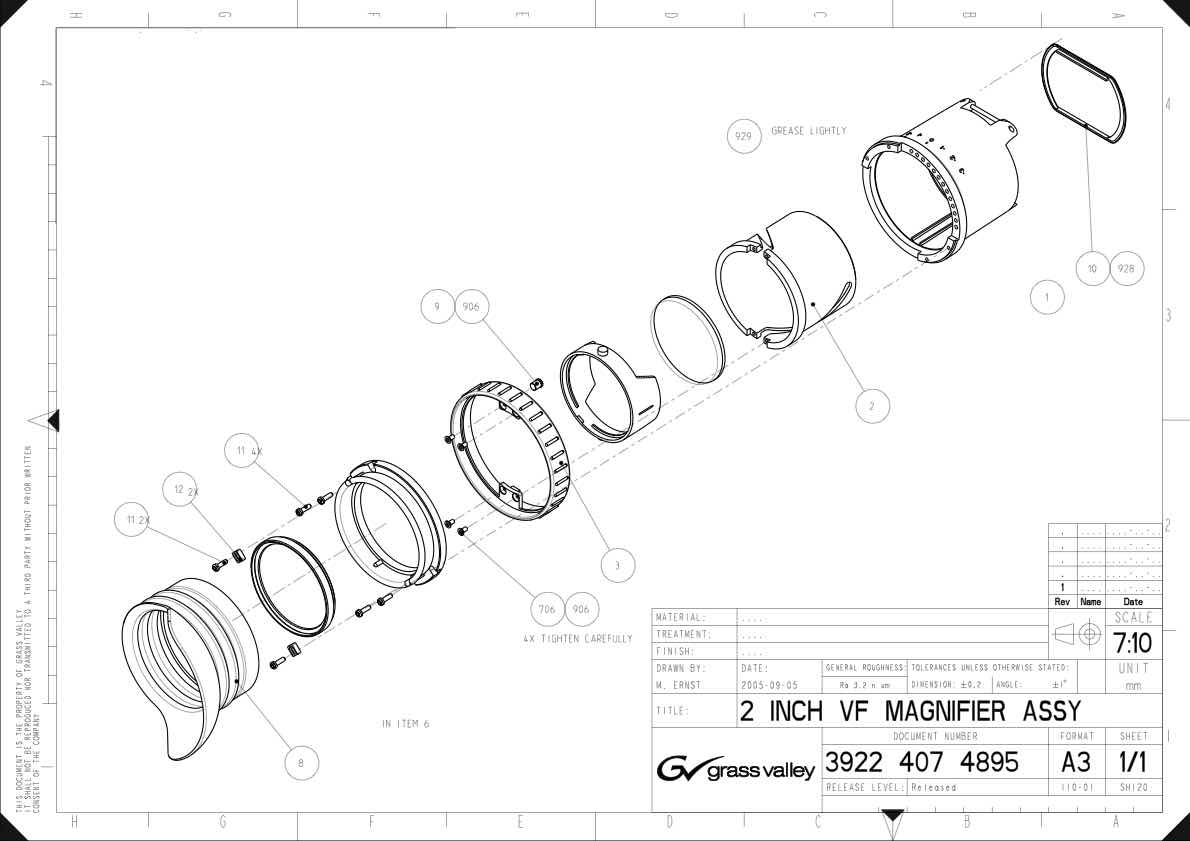 Grass Valley DMC-1100 technical manual preview