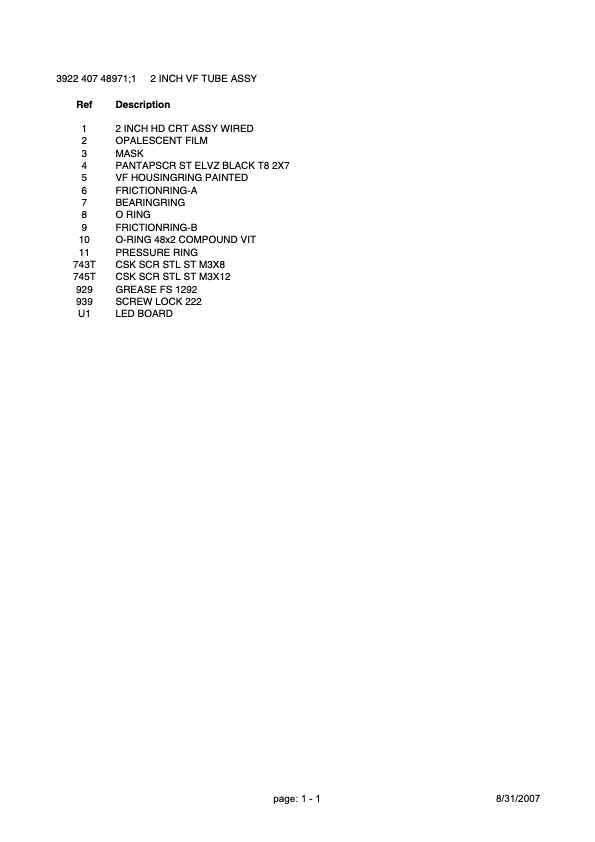 Grass Valley DMC-1100 technical manual preview