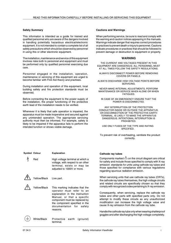 Grass Valley LDK4020 technical manual preview
