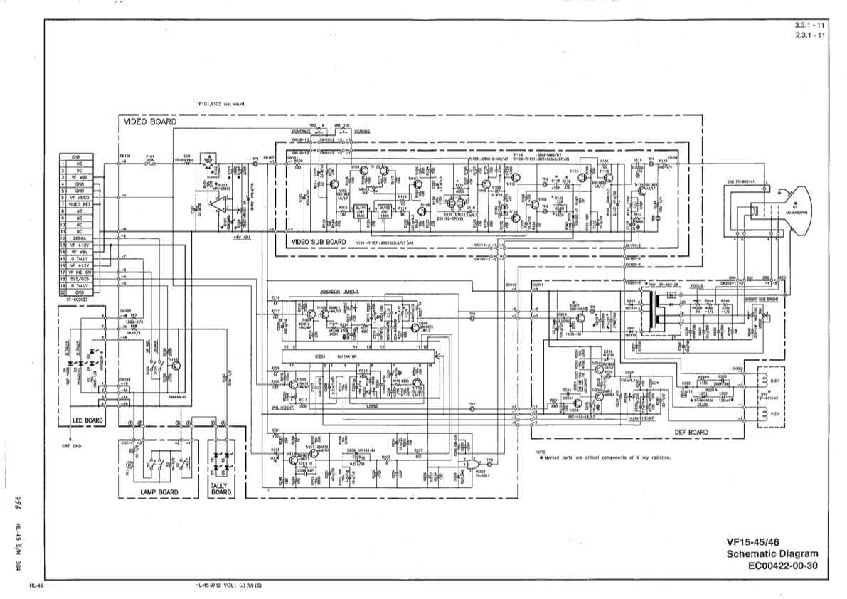 Ikegami VF15-45 technical manual preview